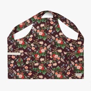 Hedley & Bennet Rifle Paper Co. Burgundy Dahlia Smock Apron O/S